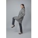 Premium Business Casual Checked Blazer - Stylish unisex Tailored Jacket Black and White BLC-01