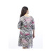 Multicolor Front Button Cotton Dress for Women – Chic & Versatile Style BGHB - 63