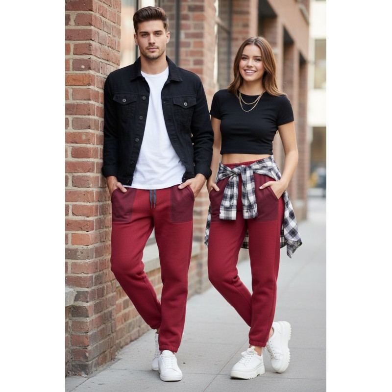 Premium Men’s & Women’s Polar Fleece Joggers – Ultra-Soft Thermal Track Pants with Deep Pockets PT-01