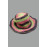 Handmade Unisex Crocheted Hemp Bucket Hat | Multicolored Festival & Summer Sun Hat H.H-07I