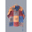 Men's Handcrafted Patchwork Print Hoodie U-60