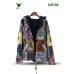 Handmade Boho Patchwork Fleece Hoodie – The Ultimate Cozy Unisex Hippie Jacket - CJF-02
