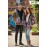 Bohemian Unisex Patchwork Fleece-Lined Hoodie – Handmade Hippie Jacket with Hood and Pockets CJF-05