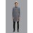 Men’s Solid Blue Long Kurta with Stand Collar Z-39