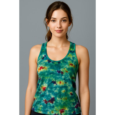 Vibrant Tie-Dye Cotton Sando Top SW-39