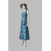Women's Bohemian Paisley Maxi Dress – Sleeveless Tiered Summer DR-18