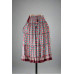 Abstract Floral Print Pleated Skirt - Women's Mid-Calf Flowy Skirt SK-17