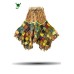 Women’s Boho Patchwork Maxi Skirt Hippie Handcrafted Asymmetrical Skirt with Fringe & Geometric Print FSGI-16