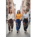 Unisex Boho Harem Pants – Hippie Cargo Trousers with Colorful Ethnic Patchwork Pockets – Relaxed Fit Cotton Joggers for Men & Women CT-02